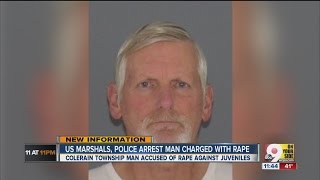 U.S. Marshals, police arrest man accused of raping juveniles