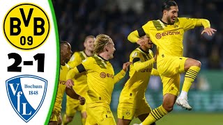 Borussia Dortmund gegen VfL Bochum 2-1 Highlights | DFB Pokal 2023