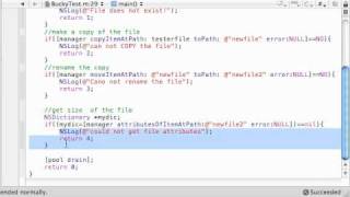 Objective C Programming Tutorial - 62 - Working with File Attributes