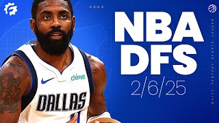 NBA DFS Picks \u0026 Strategy for #DraftKings \u0026 #FanDuel (2/6/25)