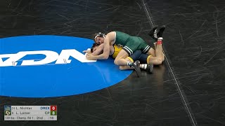 149lbs Legend Lamer (Cal Poly) maj dec Luke Nichter (Drexel)