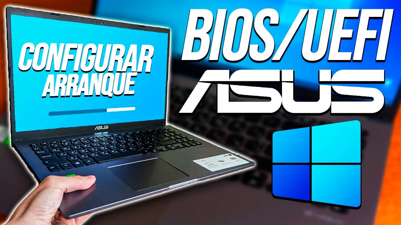 Como Entrar A La BIOS O UEFI Laptop ASUS Y Configurar X509J - YouTube