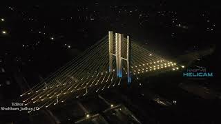 Ram Jhula Nagpur (Aerial View)  Cable stayed Bridge