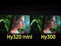 test taniego projektora led magcubic hy320 mini i porównanie z magcubic hy300