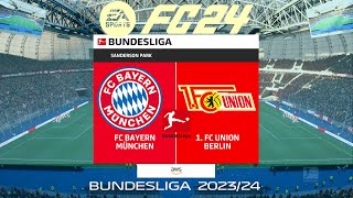 FC 24 Bayern Munich vs Union Berlin | Bundesliga 2023/24 | PS5 Full Match