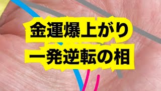 金運爆上がり【一発逆転の手相】#手相 #占い #龍神 #金運アップ