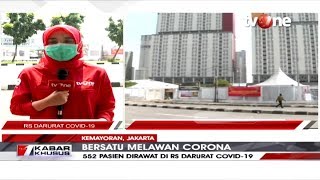 Ratusan Pasien Masih Dirawat di RS Darurat Wisma Atlet dan Puluhan Pasien Diperbolehkan Pulang