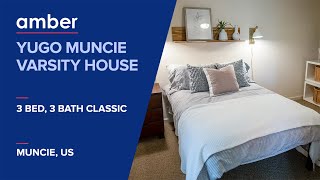 Room Tour | Yugo Muncie Varsity House, Muncie | Student Accommodation in USA | amber