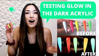 TESTING THE GLO GETTER ACRYLIC COLLECTION// from valentino beauty pure