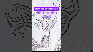 How to extract GIS data with AI? #architecture #landscapearchitecture #map #urbandesign