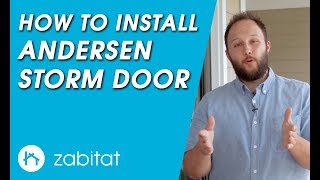 Andersen Storm Door Installation Guide - 8 Series / Contemporary