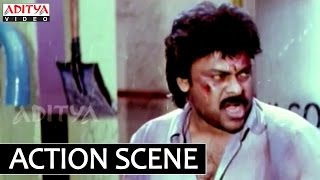 Hitler Telugu Movie Climax Fight Scene - Chiranjeevi,Rambha