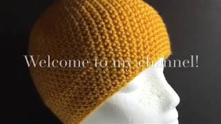 Easy “ Single Crochet Beanie” Tutorial