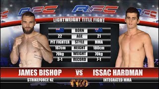 AFC 19 - James Bishop Vs Issac Hardman - Lightweight Title Fight