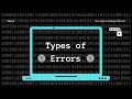 Types of Errors in JAVA