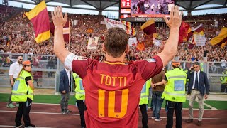 Most Emotional Farewell | Totti | AS Roma Legend