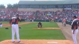 Jose Fernandez bullpen Roger Dean Stadium 3/20/14