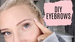 HOW TO DO YOUR BROWS ON A BUDGET | DIY EYEBROWS | TINTING WITH EYLURE DYBROW | BEING MRS DUDLEY