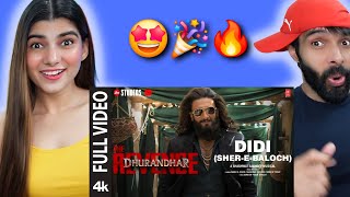 DIDI (SHER-E-BALOCH) Reaction (Full Video) | Dhurandhar The Revenge | Ranveer Singh | Shashwat