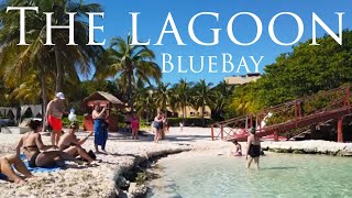 The Lagoon BlueBay Grand Esmeralda Riviera Maya Mexico Caribbean Beach no seaweed