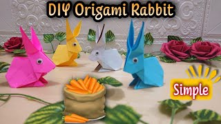 how to make origami rabbit easy for beginner | paper rabbit step by step