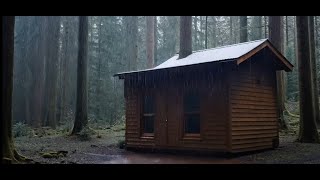 🌧️ Refugio en la Tormenta: Lluvia Relajante en una Cabaña | Escapa al Silencio y concéntrate