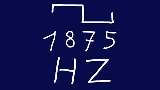 1875 hz square