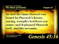 Genesis Chapter 45 - Bible Book #01 - The Holy Bible KJV Read Along Audio/Video/Text