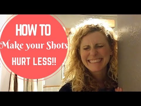 HOW TO MAKE YOUR SHOTS HURT LESS!! HOW TO MAKE YOUR SHOTS HURT LESS!!