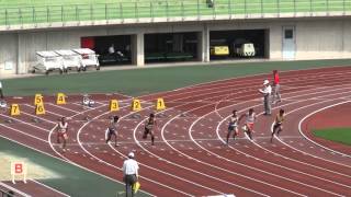 第3回岡山県陸上競技記録回 100m  1組