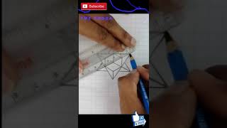 How to draw 3d illusions on paper step by step