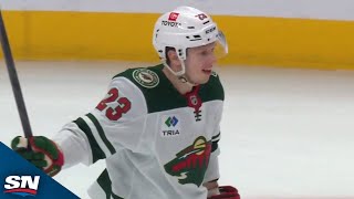 Wild's Marco Rossi Exits Penalty Box and Sneaks In OT Winner vs. Red Wings