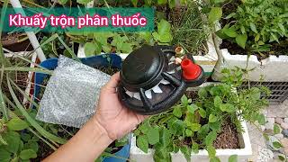 Dụng cụ trộn đều phân, thuốc sâu. Phun xịt khỏe hơn, tiết kiệm công sức 💲