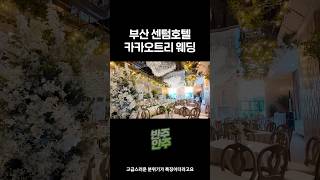 일부산 센텀호텔 웨딩홀 카카오트리 방문기 | 예식장과 뷔페 후기 #shorts