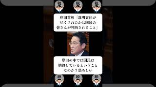 『岸田首相「説明責任が尽くされたかは国民の皆さんが判断されること」』に対する世間の反応