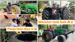 Pichle tyre 🛞 install करे 18.4.30 BKT ✅ दुरा पेंट work और Bumper और 4रो rim work done ✔️😍🚀