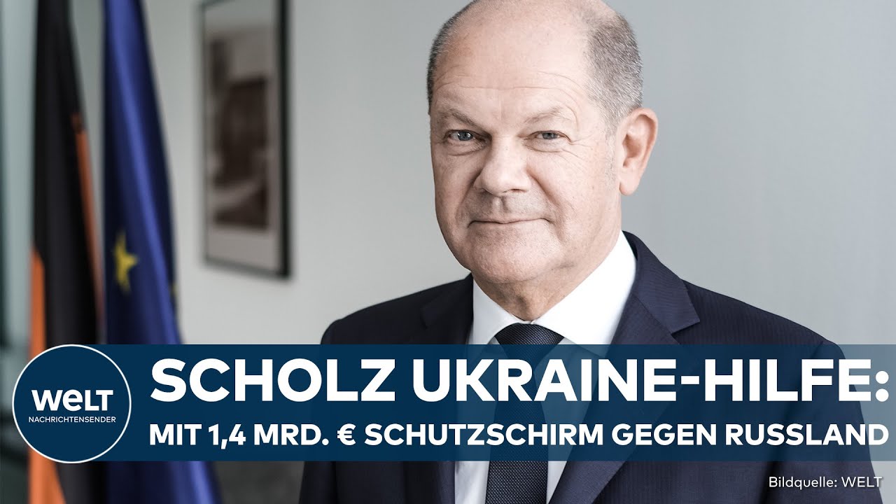 UKRAINE-HILFE: Kanzler Olaf Scholz Verspricht 1,4 Milliarden Euro ...