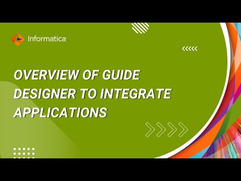 Cloud application integration: overview of guide designers