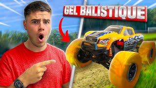 ROUES EN GEL BALISTIQUE SUR MA VOITURE RC !! (INCROYABLE)