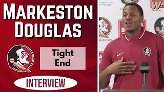 Markeston Douglas on returning to FSU Football, slimmed-down frame, lessons from Arizona State #FSU