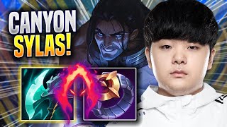 CANYON DOMINATING WITH SYLAS! - DK Canyon Plays Sylas JUNGLE vs Elise! | Season 2023