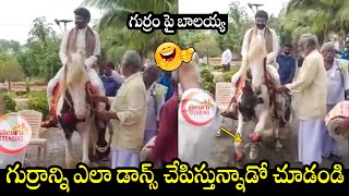 గుర్రం పై బాలయ్య🤣: Balakrishna Horse Ride | Balakrishna Sankranthi Celebrations | Telugu Trending