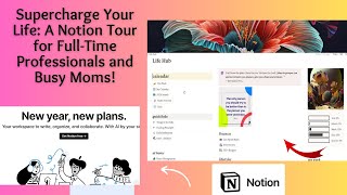 "Supercharge Your Life: A Notion Tour for Full-Time Professionals and Busy Moms!"