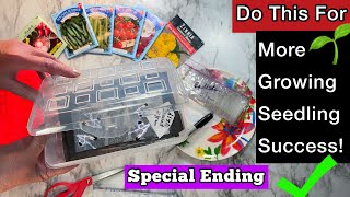 Seed Starting / My New Favorite METHOD Start Seeds Indoors * Know You Have Good Plants Ready to Grow