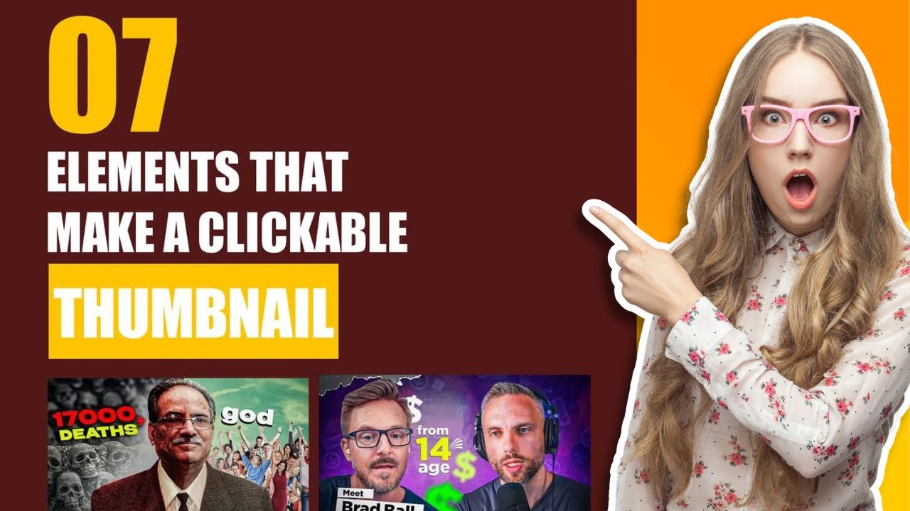 7 Elements That Makes A Clickable Thumbnail | How To Make A Thumbnail ...