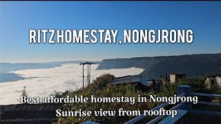 Ritz Homestay Nongjrong | Meghalaya tour by bike | Best budget hotel with sunrise view from rooftop