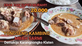 ENAK DAN SUPER MURAH!!! TONGSENG KAMBING MBAH SARMI DEMAKIJO KLATEN