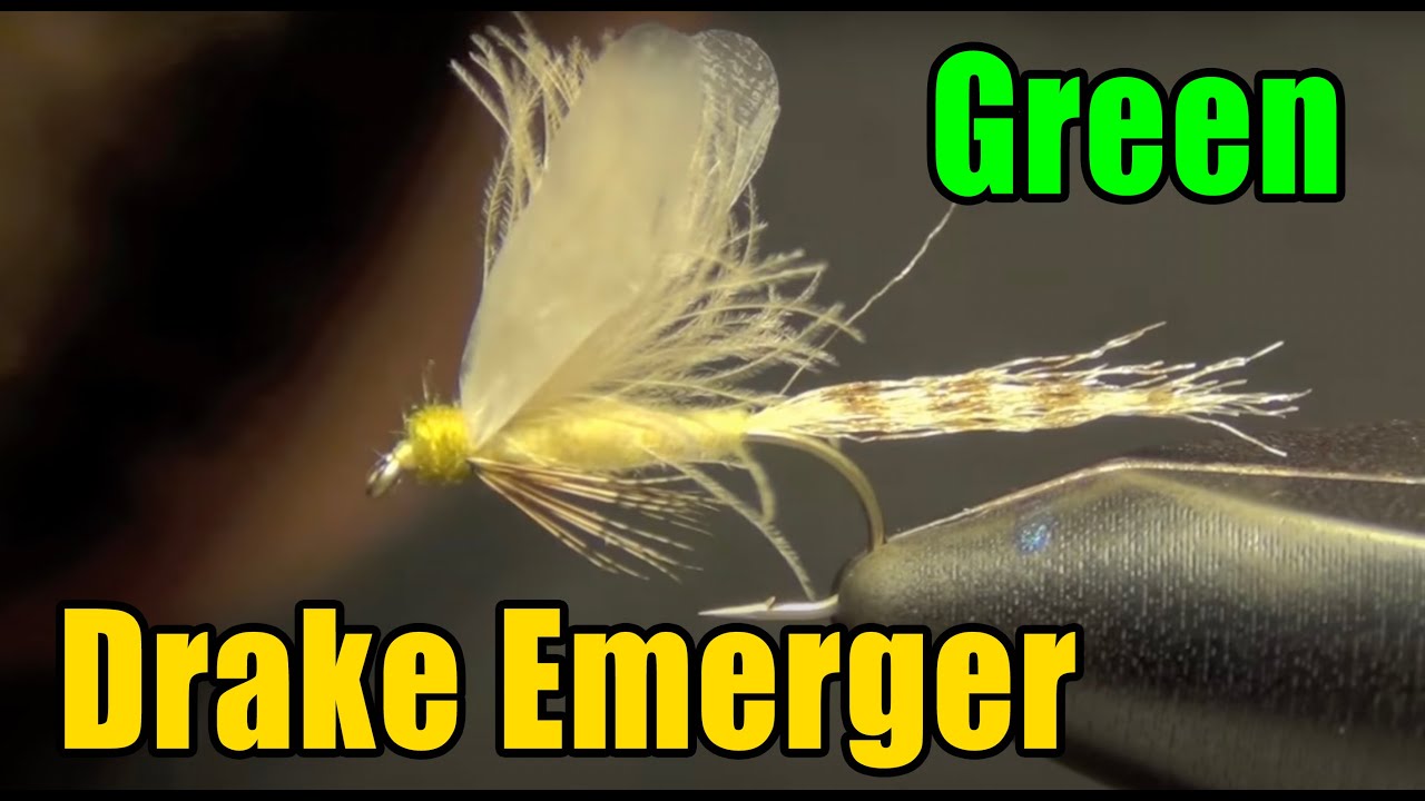 Stalcup's Green Drake Emerger Fly Tying Directions - YouTube