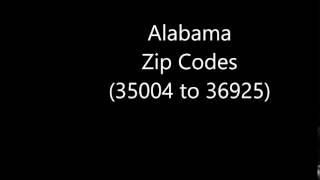 Alabama Zip Codes