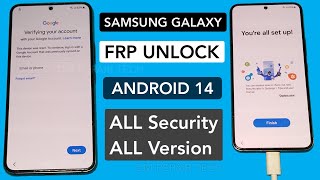 All Samsung Galaxy Frp Bypass Android 14 Google Account Remove One